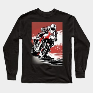 Moto Biker Club Long Sleeve T-Shirt